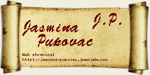 Jasmina Pupovac vizit kartica